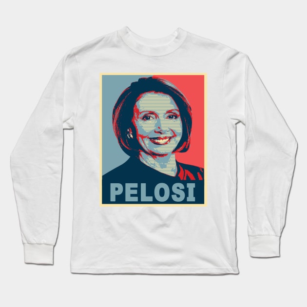 nancy pelosi hope Long Sleeve T-Shirt by joyTrends